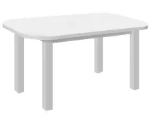 OLIVET stół 80x150-90 biały ,owal